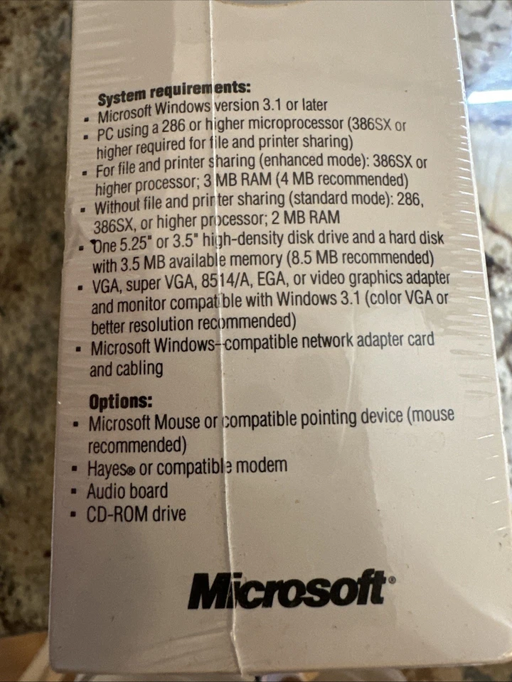 Microsoft Windows For Workgroups  Enhancements For Windows 3.1 One User Sealed - Image 3 of 4