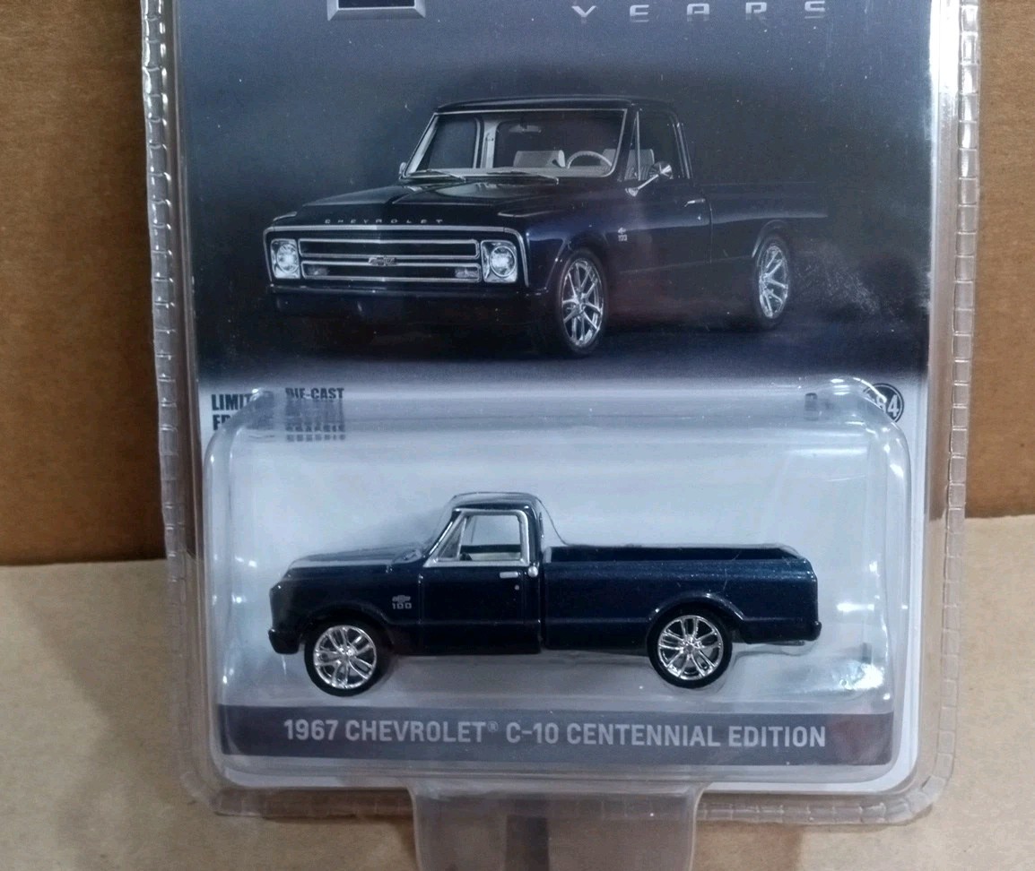 Greenlight LE 1967 Chevrolet C10 Centennial Edition Blue Truck | eBay