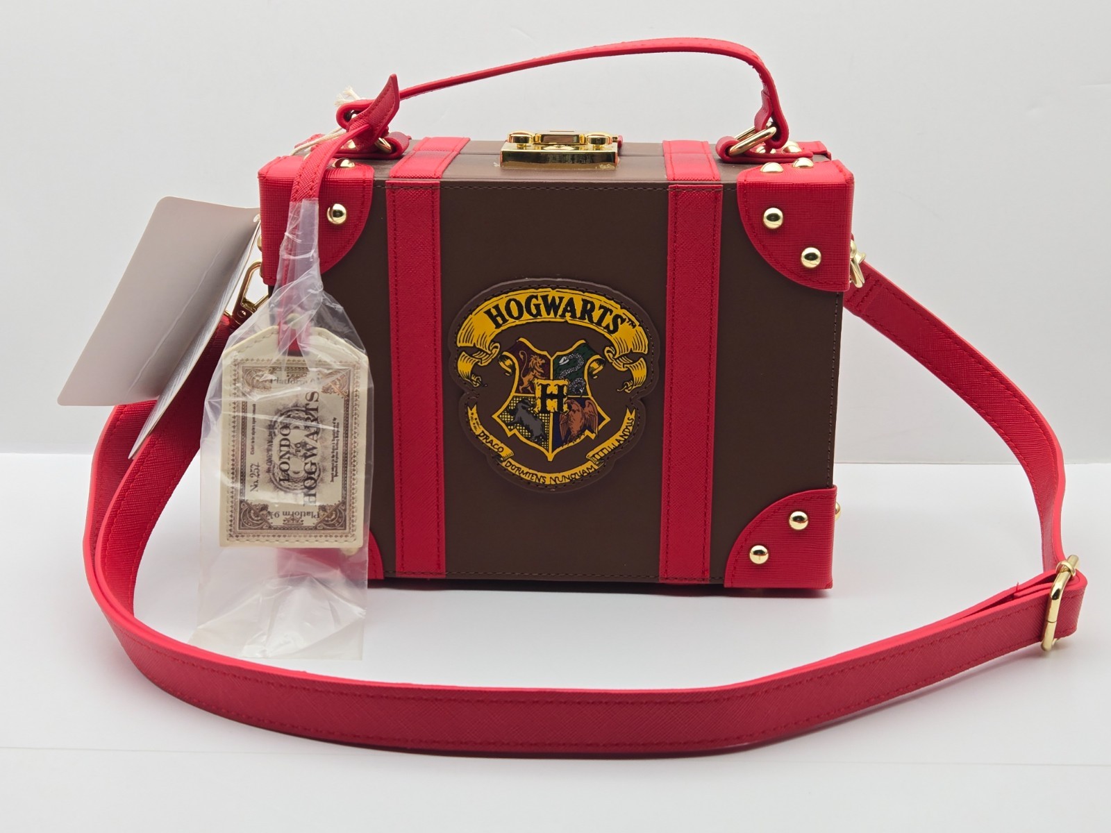 Harry Potter Hogwarts Express Trunk Luggage Crossbody Bag Loungefly HPTB0209