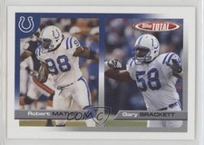 2005 Topps Total Robert Mathis Gary Brackett #147 0p5