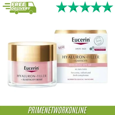 Eucerin Hyaluron-Filler + Elasticity Rose Day Cream SPF30 – 50ml ⭐⭐⭐⭐⭐