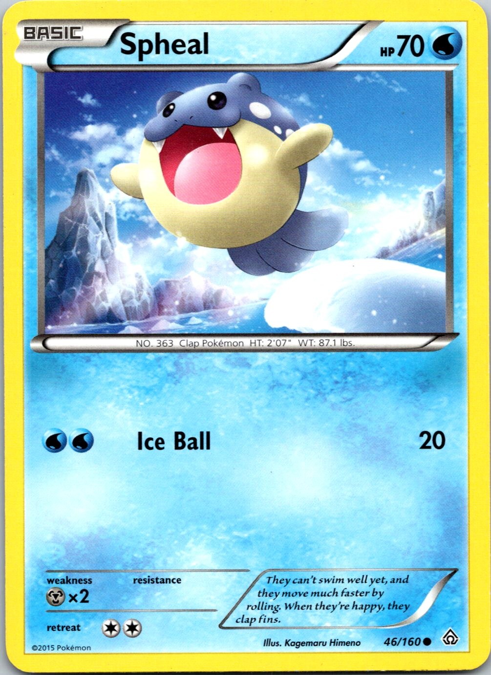 SPHEAL - 46/160 - PRIMAL CLASH - - LP