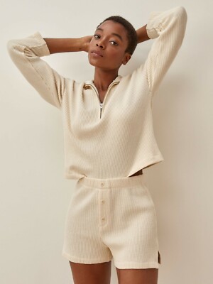 Reformation Dixon Waffle 2pc Short Set 