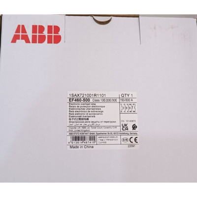 NEW EF460-500 ABB 1SAX721001R1101 Electronic Coverage Relay Brand!Spot Goods Zy