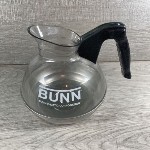 Vintage Bunn O Matic Stainless Bottom Coffee Pot Black Handle Decanter Only USA