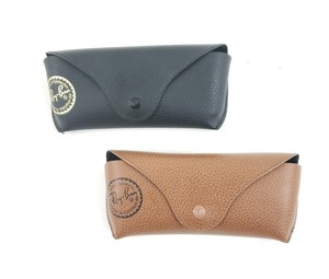 Ray-Ban Brand Leather Case Black and Brown Lot | eBay
