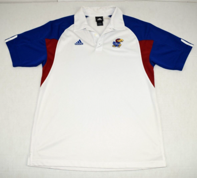 Vintage Adidas KU Jayhawks Raglan Shirt Size M 90s Y2K polo adidas 