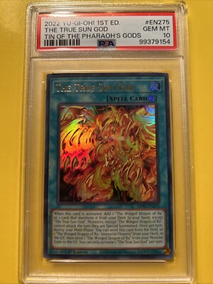 YuGiOh THE TRUE SUN GOD #MP22-EN275PSA 10 GEM MT1st EDITION-2022 ULTRA RARE | eBay YuGiOh THE TRUE SUN GOD #MP22-EN275PSA 10 GEM MT1st EDITION-2022 ULTRA RARE | eBay