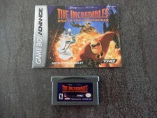The Incredibles Rise of the Underminer GameBoy Advance Game Piece & Instructions