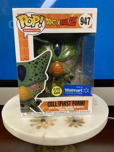 Funko Pop! Animación: Dragon Ball Z #947- Cell (Primera Forma) GITD Walmart Ex