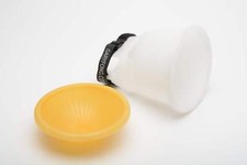 Dan Fong Universal light sphere diffuser w/white  amber domes