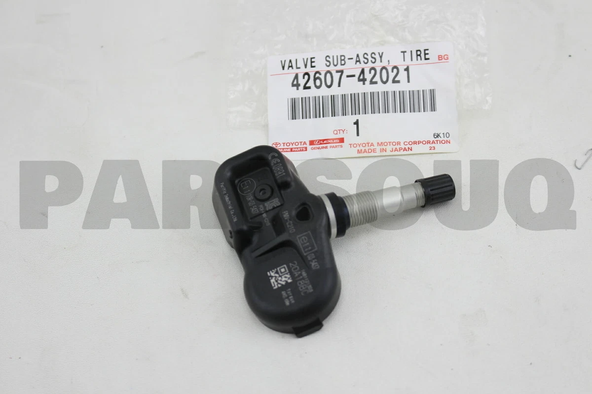 4260742021 Genuine Toyota VALVE SUB-ASSY, TIRE PRESSURE MONITOR  