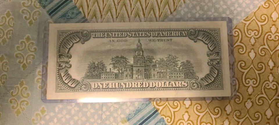 100 dollar bill 1969 In Great Condition! A Must Have. Make An Offer Today - Image 2 of 2