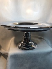 Presentaion Display Stand Pede Silver Lot Of 2 - Display Only Not For Food