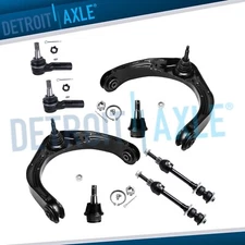 2WD Front Upper Control Arms Outer Tie Rods Sway Bar for 06-08 Dodge Ram 1500