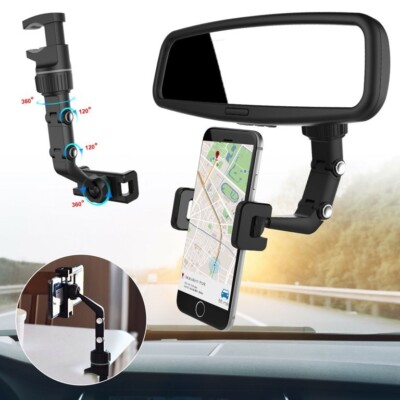 Phone Mount for Car, TSV Cell Phones Holder for Car Rearview