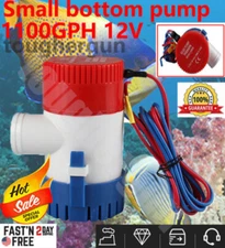 1100GPH 12V Electric Bilge Pump For Boat Marine Submersible Sump Water Transfer
