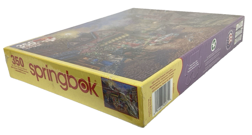 Springbok Cobblestone Village 350 Pc Puzzle Horse Carriage Nicky Boehme Sealed - Picture 12 of 12