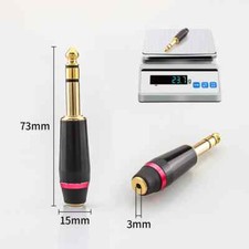 1PC Gold Plated 2.5mm/3.5mm/4.4mm Balanced Female to 1/4 6.35mm TRS Male Adapter