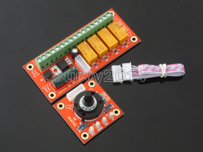 WZ-15 Relay-type 4-way Audio Signal Select Source Switch Input Selection Board