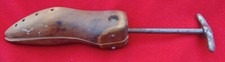 ANTIQUE COBBLER WOODEN SHOE STRETCHER  WORKING CONDITION  WOOD  CAST IRON