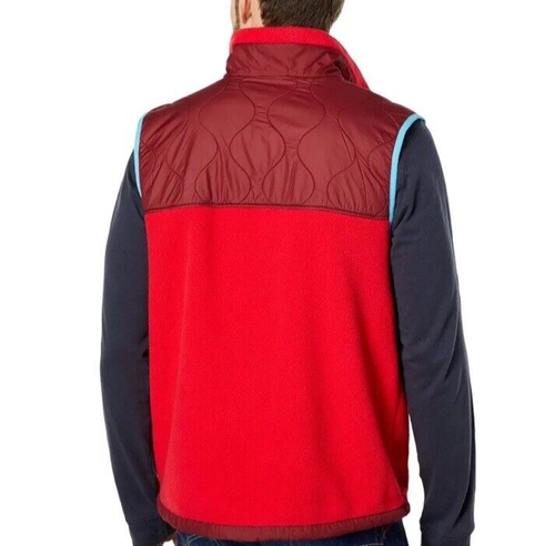 The North Face Royal Arch Fleece Weste NEU Größe L Herren rot/blau Colorblock $ 149 - Bild 2 von 16