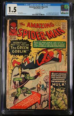 Amazing Spider-Man #14 (1964) - CGC 1.5 - 1st Green Goblin | eBay