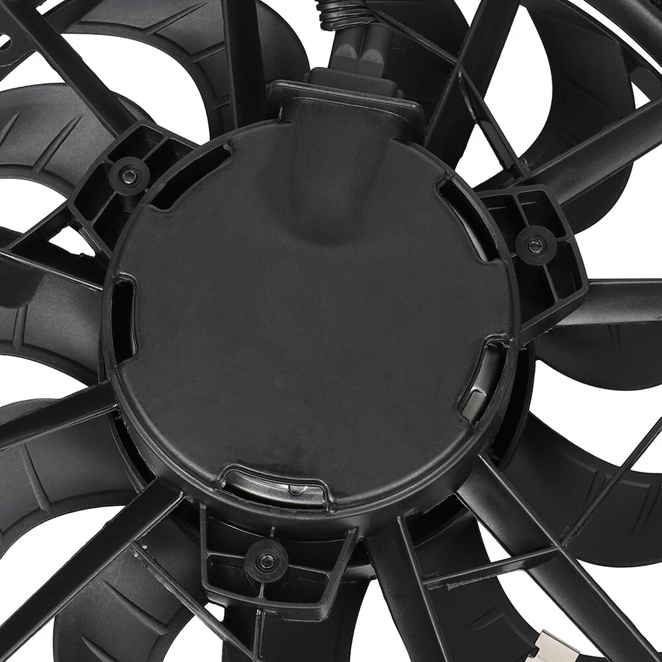 Radiator Aluminum & Radiator Condenser Fan Assembly For 2000-2002 Ford Focus - Image 4 of 4