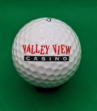 Valley View Casino logo golf ball