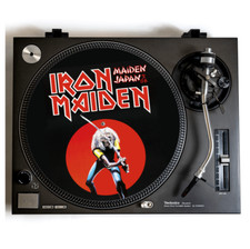 IRON MAIDEN Turntable Slipmat for Vinyl Records 12" DJ Slip Mat heavy metal lp