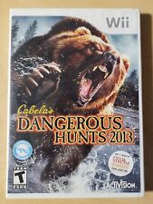 Cabela's Dangerous Hunts 2013 || Wii || Complete || Tested & Works Perfect!