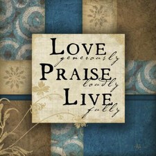 Ceramic Backsplash Tile Mural Inspirational Kitchen/Bathroom - Love Generously