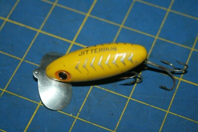 Fred Arbogast Jitterbug Vintage Fishing Lure Pat 2207425 2261867