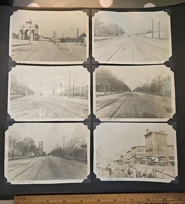 6 1914 New York City Subway Brooklyn FLATBUSH TROLLEY New York City 3x4.5 Photos