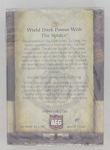 L5R CCG: CELESTIAL EDITION: SPIDER CLAN DECK (15 Years Deck) - Picture 2 of 2