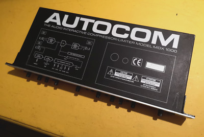Behringer Autocom Audio Interactive Sidechain Compressor MDX1200 DBX Rackmount