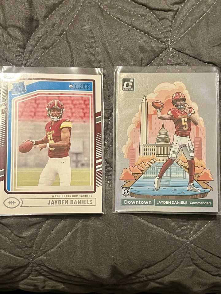 Rookie Alert! 🚨 Jayden Daniels 2024 Donruss Downtown #16 RC - Now In Our Elite Auction - Foto 5