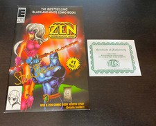 ZEN INTERGALACTIC NINJA #1 (Entity Comics 1993) -- SIGNED Steve Stern w/ COA