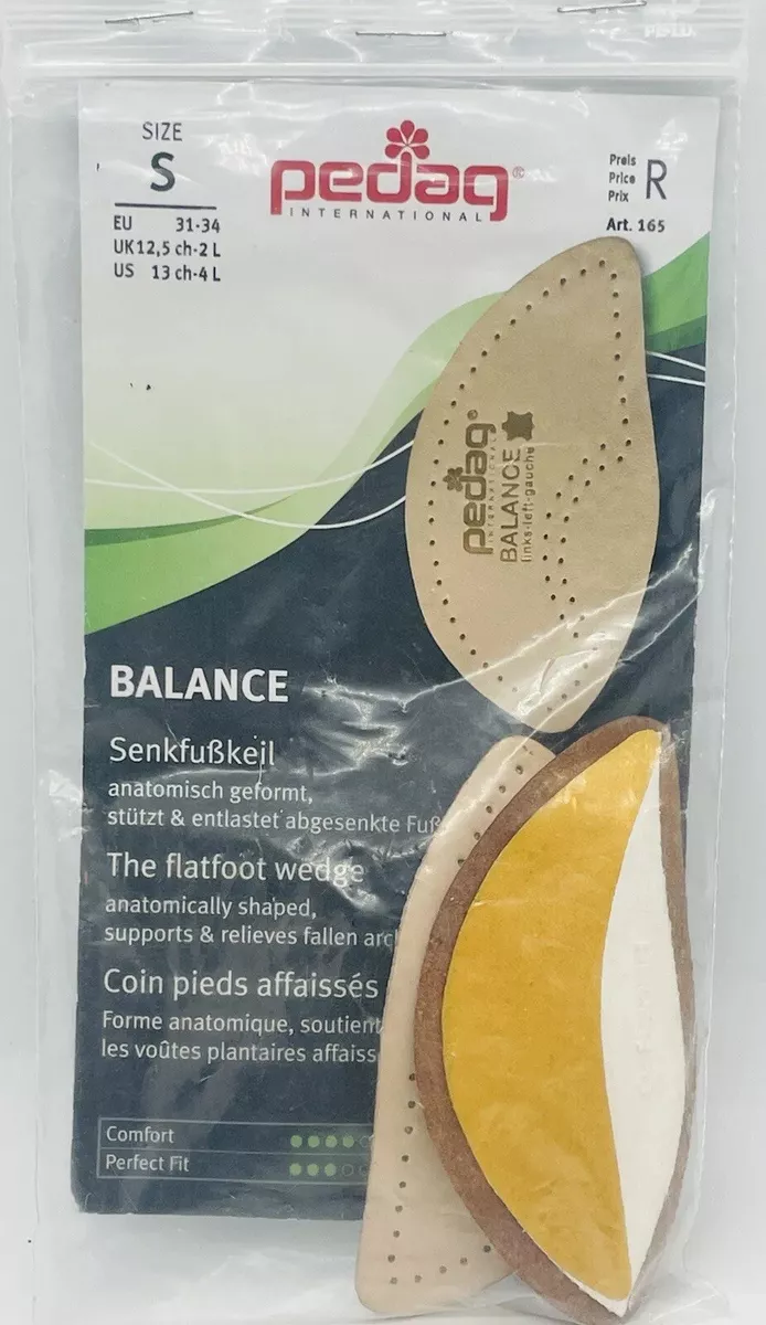 Pedag Balance 165 Arch Support Leather Wedge for Flat Feet Pronation Supination