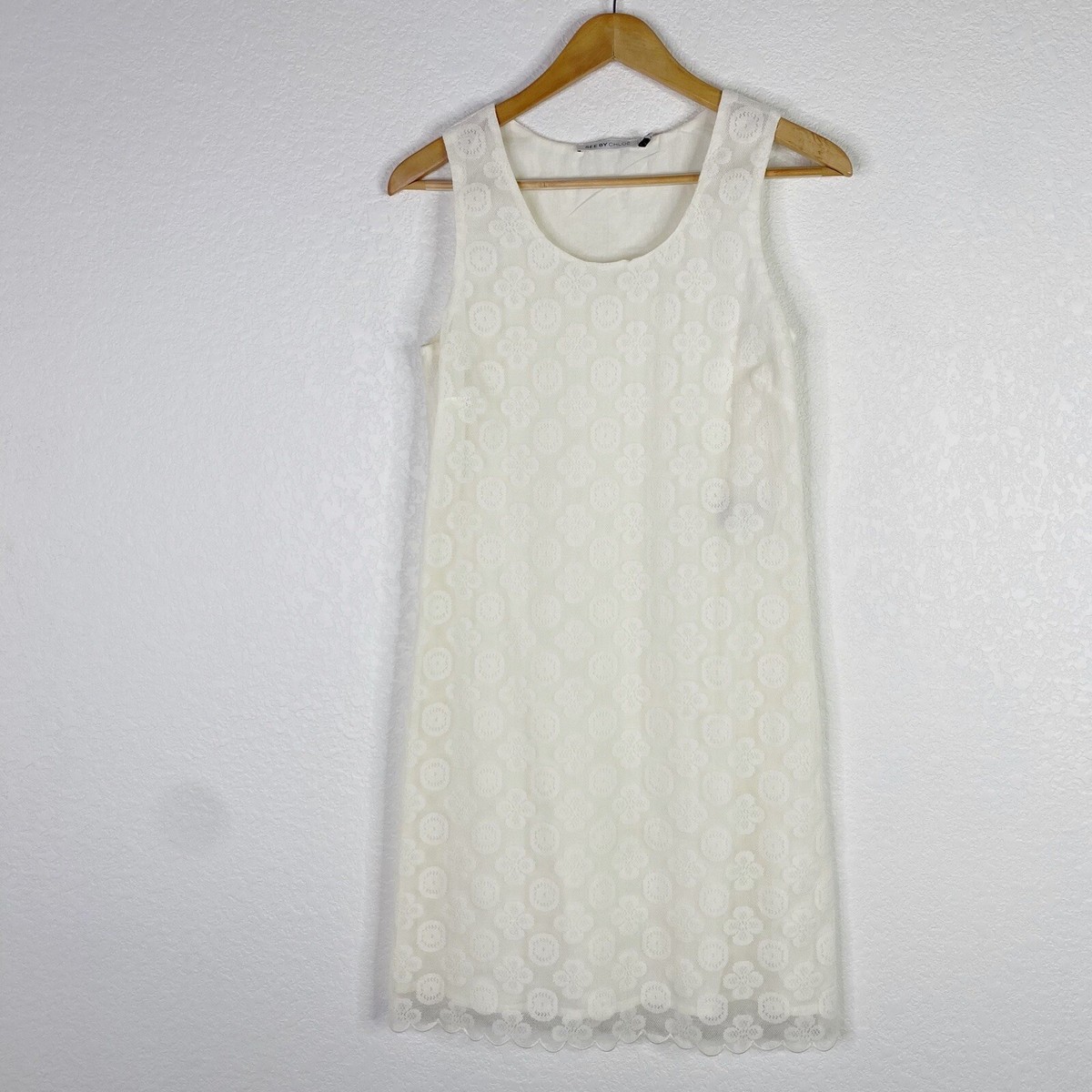 charleston lace mini dress Liza Mini Lace Dress in White 12 main image 0