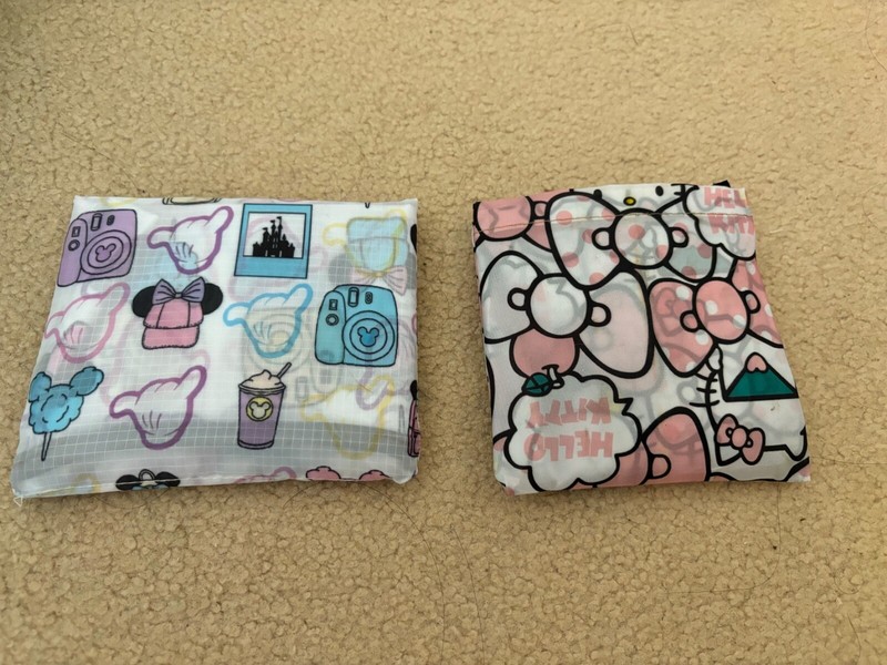 Resuable bags- Hello Kitty & Disney