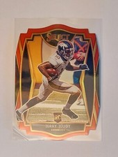 Jerry Jeudy (156) Broncos Rookie 2020 Select Football NFL Red Die-Cut Prizm