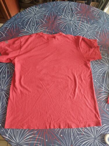 Vintage 90s Nike Air Jordan Red T-Shirt Silver Tag Sz L (14/16) RN # 56323