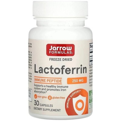 Jarrow Formulas Lactoferrin 250 mg - 30 Kapseln