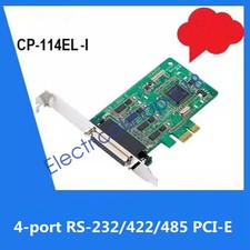 MOXA CP-114EL-I 4-port RS-232/422/485 PCI-E Serial Card Photoelectric Isolation