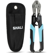 SHALL Mini Bolt Cutter, 210mm/8-inch Heavy Duty Wire Cutter, Security Lock UK