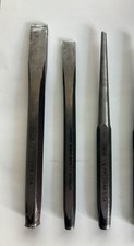 Snap On 3 Piece Chisel And Tapered Punch Set 12 Ppc816a38 Ppc812a18 Ppc204a