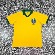 Vintage 80s Campea Brasil Retro Rare Soccer Jersey