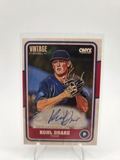 2025 Onyx Vintage - Autographs Kohl Drake #VADRKO (AU, RC)