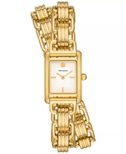 Tory Burch Watch Women’s Eleanor 3-in-1 Gold-Tone Stainless Steel Bracelet 19mm